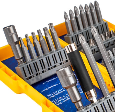 Zestaw bitów bity końcówki do wkrętarki w etui PH PZ torx imbus SL 45el FALON-TECH
