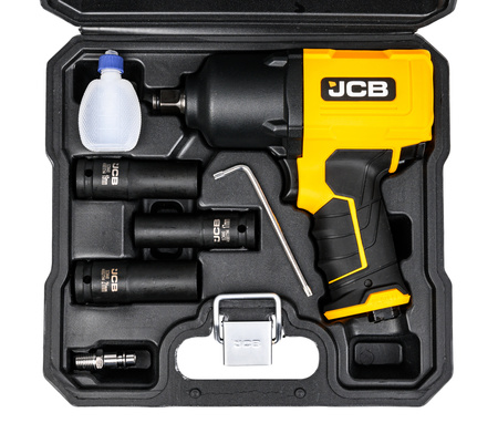 Klucz pneumatyczny udarowy do kół 1/2" 1450Nm + nasadki JCB