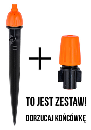 Dysza zraszająca 2w1 do nawadniania kropelkowego zraszacz VOLT POLSKA