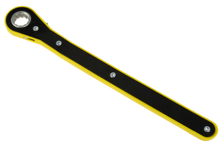 Podnośnik samochodowy lewarek trapezowy 2T +grzechotka GEKO