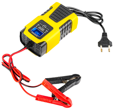 Prostownik automatyczny do akumulatora LCD 12V/6V 4A/2A VOLT POLSKA