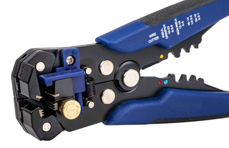 Wielofunkcyjny ściągacz izolacji przewodów kabli 0.2-6mm zaciskarka +260 el FALON-TECH