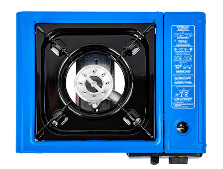 Kuchenka Gazowa Turystyczna Przenośna FORSAGE + Kartusze 4 x 400 ml + GRILL