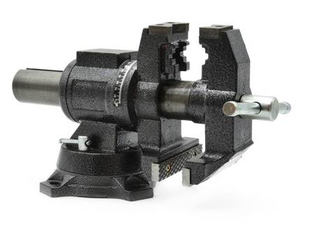 Imadło ślusarskie obrotowe hartowane 100mm 360 stopni GEKO