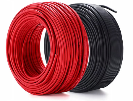 Kabel przewód solarny 6mm2 czarny UV odporny H1Z2Z2-K do fotowoltaiki 4SUN