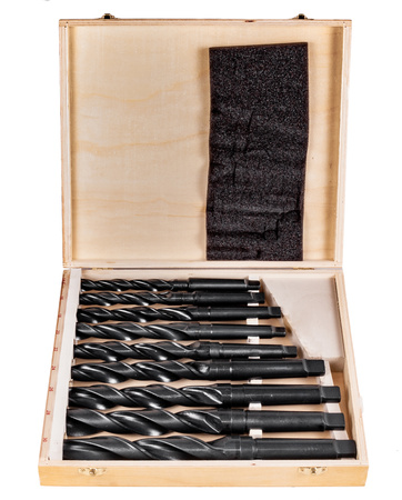 Zestaw Wierteł Morsa do Metalu MK2 MK3 14,5-30 mm HSS (9 el) FALON-TECH