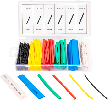 Zestaw koszulek termokurczliwych 100 sztuk oraz sortownik GEKO