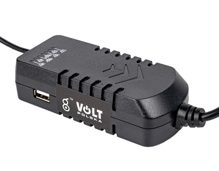 Zasilacz samochodowy do laptopów (uniwersalny) 90W 12V/24V VOLT POLSKA