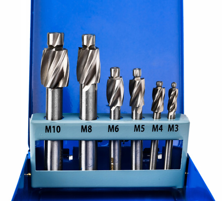 Pogłębiacze kobaltowe wiertła frezy z pilotem M3-M10 wiertło do metalu 6szt FALON-TECH