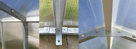 Tunel foliowy szklarnia ogrodowa Poliwęglan 211x606 (Pomidor) 12,8m2 PCV PTF POLSKA