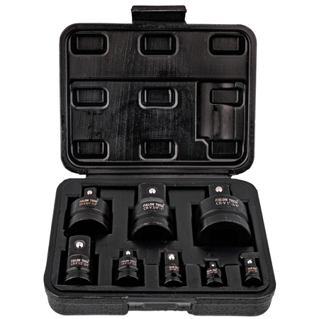Adaptery redukcje redukcja zestaw 8 szt. 1/4" 3/8" 1/2" 3/4" FALON-TECH