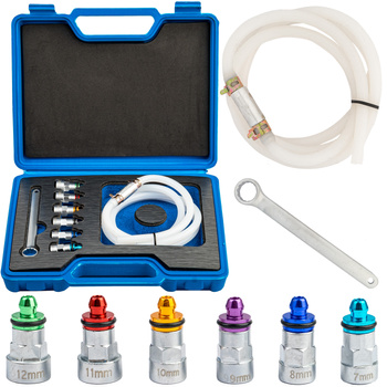 Zestaw do odpowietrzania hamulców i sprzęgła adaptery FALON-TECH