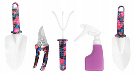 Zestaw narzędzi ogrodnicznych 5szt. walizka TellyTools TRADE HOUSE