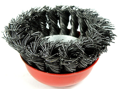 Szczotka druciana drut skręcany M14 125 mm MAR-POL