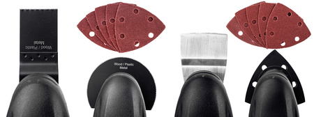 Renowator urządzenie wielofunkcyjne szlifierka oscylacyjna 300w YATO + akcesoria