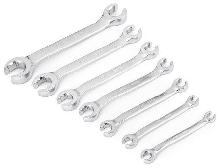 Klucze otwarte oczkowe zestaw do przewodów hamulcowych CR-V 7el 8-27mm JCB