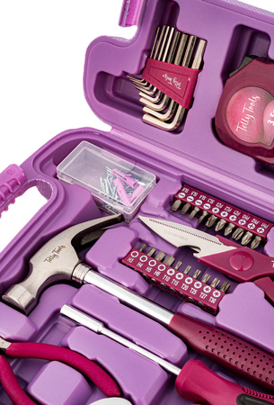 Zestaw narzędziowy klucze nasadowe bity młotek 135 elementów TellyTools TRADE HOUSE