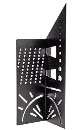 Kątownik japoński aluminiowy stolarski 3D przymiar miara miarka linijka FALON-TECH