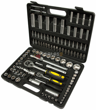 Zestaw narzędziowy klucze nasadowe bity torx 108 szt GEKO