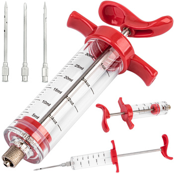 Strzykawka do mięsa 30ml + 3 igły FALON-TECH