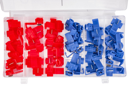 Szybkozłączki elektryczne kabel złączki zaciskowe konektory zestaw 50el FALON-TECH