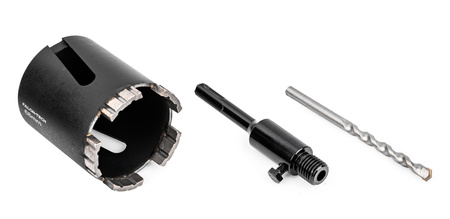 Otwornica diamentowa 68mm 5-segmentowa + adapter SDS-PLUS FALON-TECH