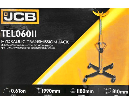 Dociskacz skrzyni biegów podnośnik słupkowy solidny hydrauliczny 600kg JCB