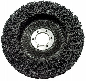 Tarcza ścierna ściernica z włókniny do usuwania rdzy 125 mm metal inox GEKO