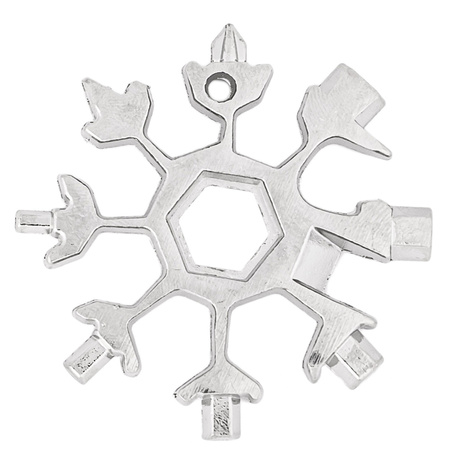 Klucz wielofunkcyjny śnieżynka 18w1 brelok gadżet FALON-TECH