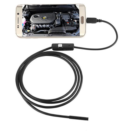 Endoskop kamera inspekcyjna USB LED 2 m (Windows, Android) GEKO