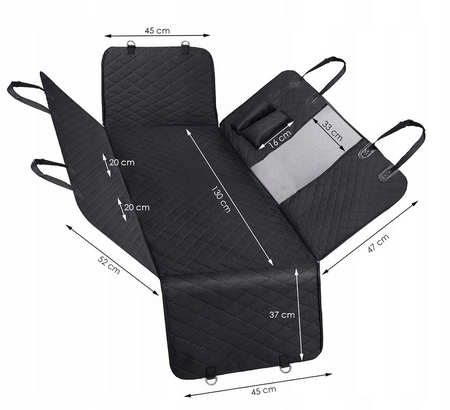 Mata ochronna do samochodu dla psa 214x136cm MAR-POL