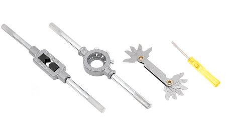 Zestaw narzynki gwintowniki kalibrowniki M3-M12 32 el GEKO