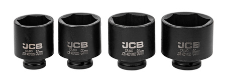 Zestaw nasadki udarowe głębokie do klucz pneumatyczny 3/4" 15el 17-65mm JCB