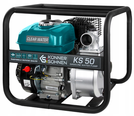Pompa spalinowa do wody czystej motopompa ogrodowa KS50 7 kM 500l/min Konner&Sohnen KS