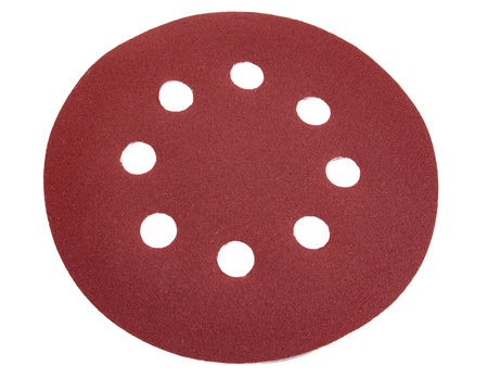 Papier ścierny na rzep krążek dysk z dziurami 125mm P240 100szt SILVER