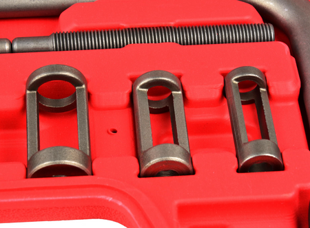 Przyrząd narzędzie ściągacz zestaw do montażu i demontażu zaworów głowicy GEKO