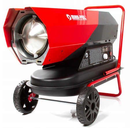 Nagrzewnica olejowa 40 KW spalinowa dmuchawa + termostat lcd grzejnik piec MAR-POL