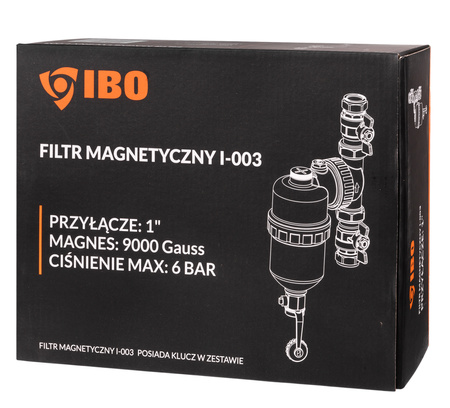 Filtr magnetyczny separator zanieczyszczeń I-003 1" IBO