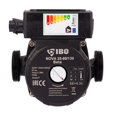 Pompa cyrkulacyjna obiegowa do pieca C.O. BETA NOVA 25-60/130 IBO POMPY