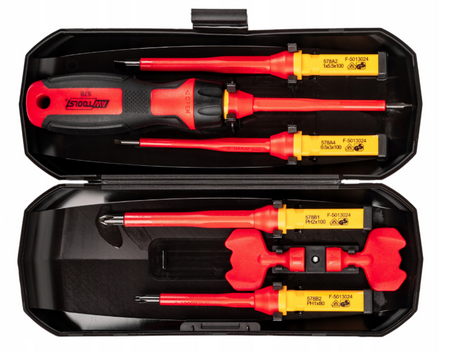 Zestaw wkrętaki izolowane śrubokręty dla elektryka solidne 1000v 8el AW TOOLS