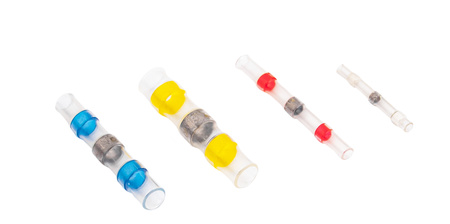 Złączki rurki koszulki termokurczliwe z cyną osłonki lutownicze rura 50szt FALON-TECH