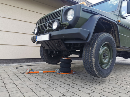 Podnośnik pneumatyczny typu bałwanek poduszka poduszkowy guma 6T BJC