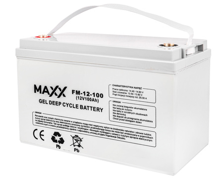 Akumulator żelowy DEEP CYCLE MAXX 100Ah 12V