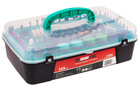 Multiszlifierka MINI 270W 388el MAR-POL + Zestaw DRILL 100el