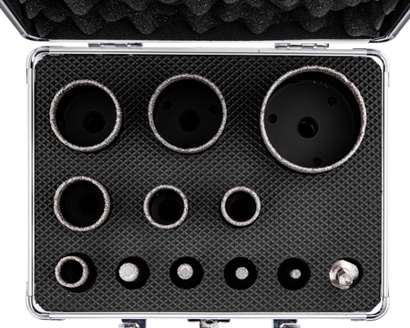 Zestaw otwornic diamentowych 6 - 68 mm - zestaw 11 el FALON-TECH