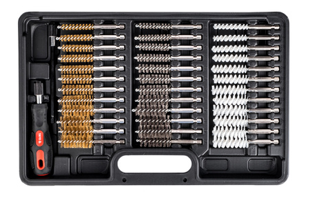 Szczotki do czyszczenia gniazd wtryskiwaczy zestaw 38el YATO