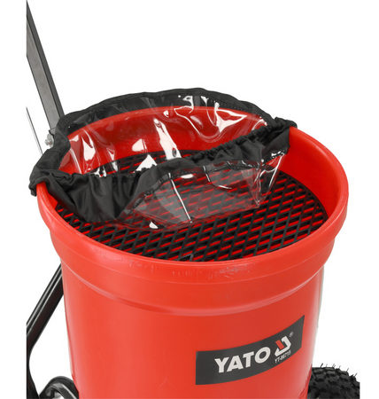 Siewnik rozrzutnik ogrodowy rotacyjny do nawozu piasku nasion 25 kg 23 L YATO