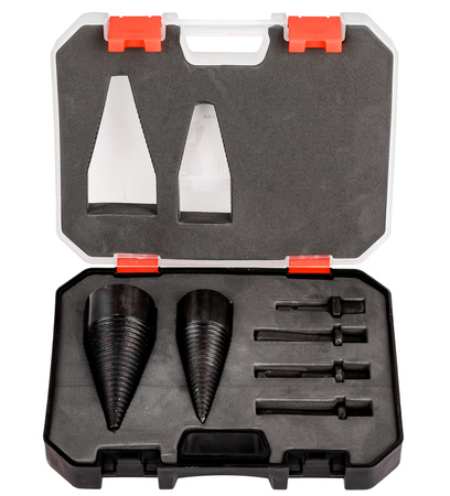 Świder do rozłupywania łupania drewna wiertło stożkowe stożek klin 32 42 mm SILVER