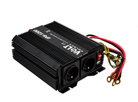 Przetwornica napięcia prądu IPS-1200 (12V/230V/1200W) VOLT POLSKA