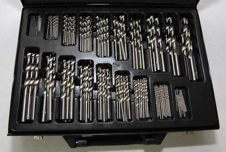 Zestaw wierteł HSS do metalu (wiertła) 170 sztuk SILVER